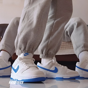 向往体育 Nike/耐克Dunk男子白蓝低帮经典休闲板鞋DV0831-108