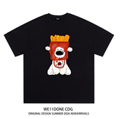 高街男女重磅宽松纯棉短袖 WE11DONE CDG小众潮牌WELLDONE美式 t恤
