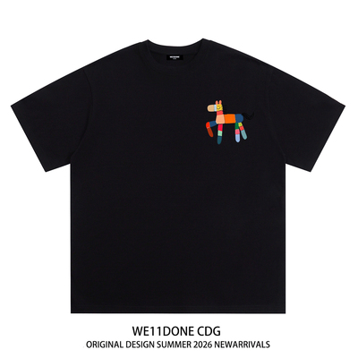 WE11DONECDG马年限定短袖t恤