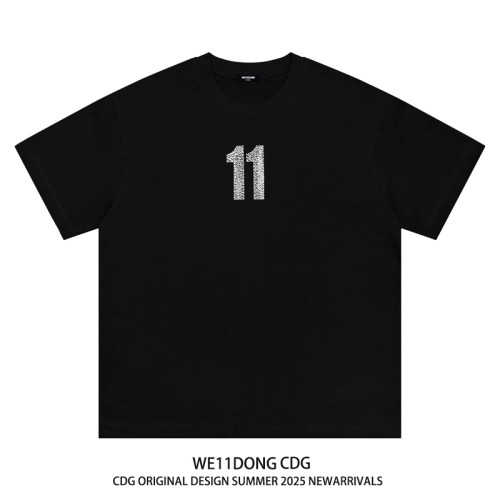 WE11DONECDG数字11印花短袖T恤
