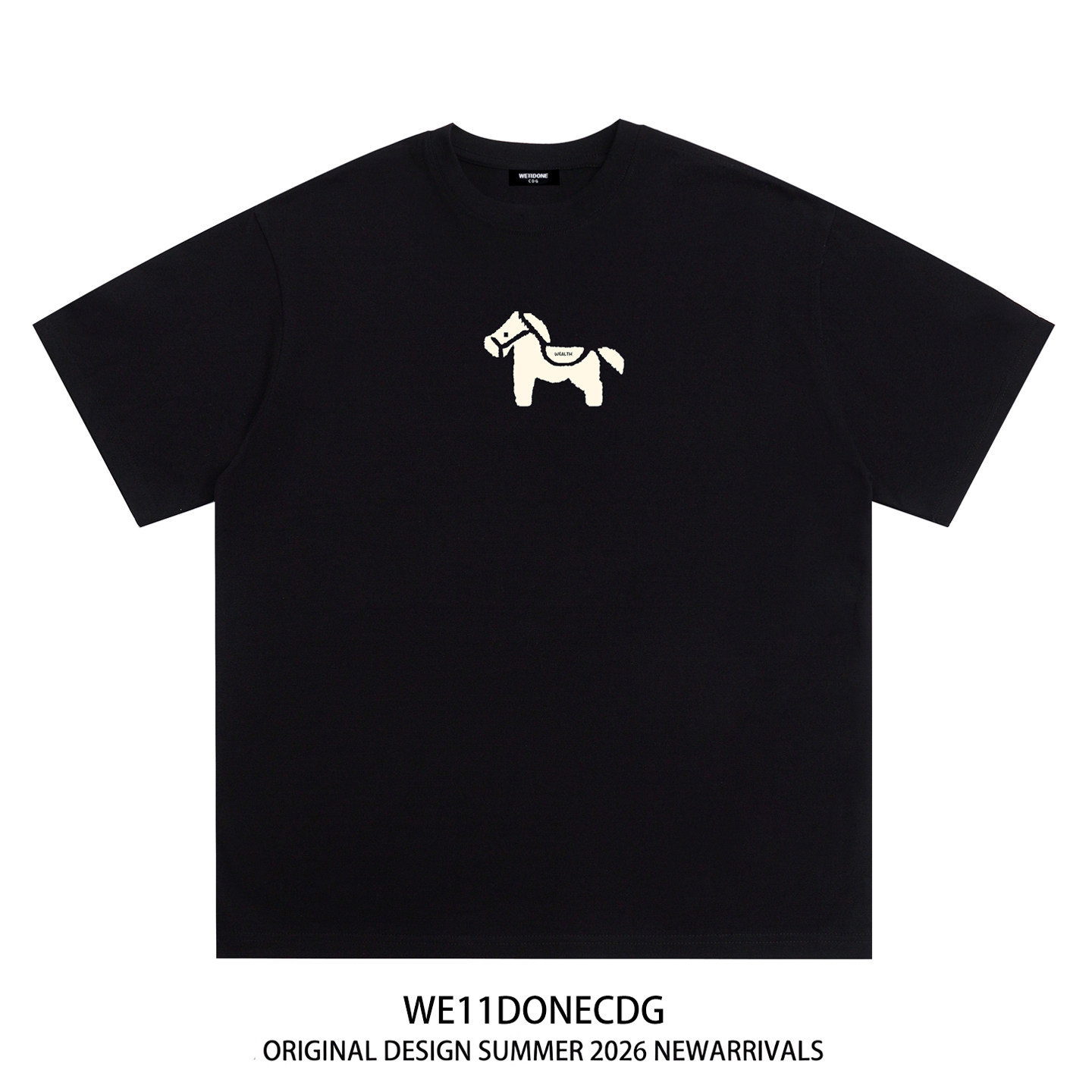 WE11DONECDGE小马印花短袖t恤图片