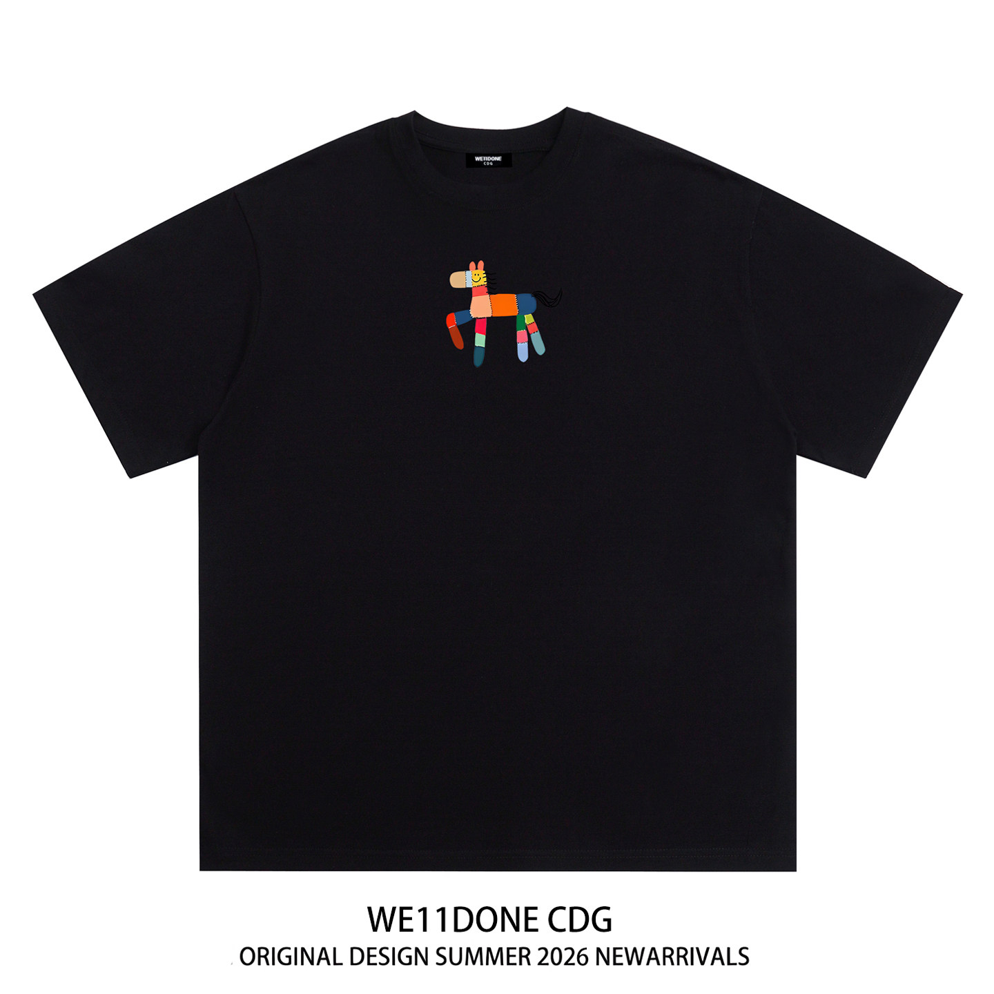 WE11DONECDG小马印花短袖t恤图片