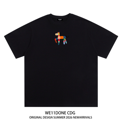 WE11DONECDG小马印花短袖t恤