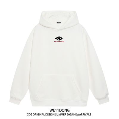 WE11DONECDG重磅加绒连帽卫衣