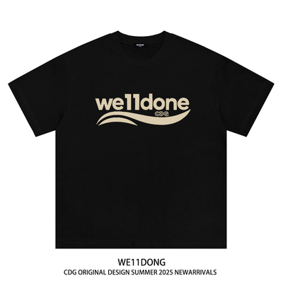 WE11DONECDG圆领纯棉短袖T恤