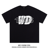 高街男女重磅宽松纯棉短袖 WE11DONE CDG小众潮牌WELLDONE美式 t恤