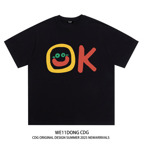 WE11DONECDG重磅纯棉短袖t恤