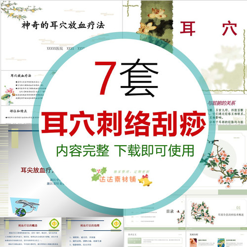 中医耳穴疗法知识PPT课件耳尖刺络放血刮痧疗法操作种方法适应症