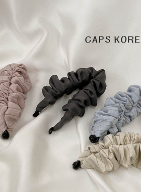 CAPS KOREA ｜简约高级发量少竖式防滑香蕉夹扎马尾发夹小号超紧