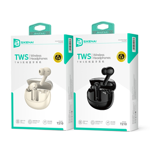 思科耐t210蓝牙耳机手机通用连续听歌4小时支持快充5.4入耳式 新款