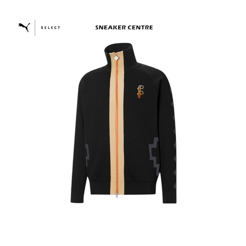 Puma x PRONOUNCE联名撞色休闲复古运动针织夹克外套男款 532141