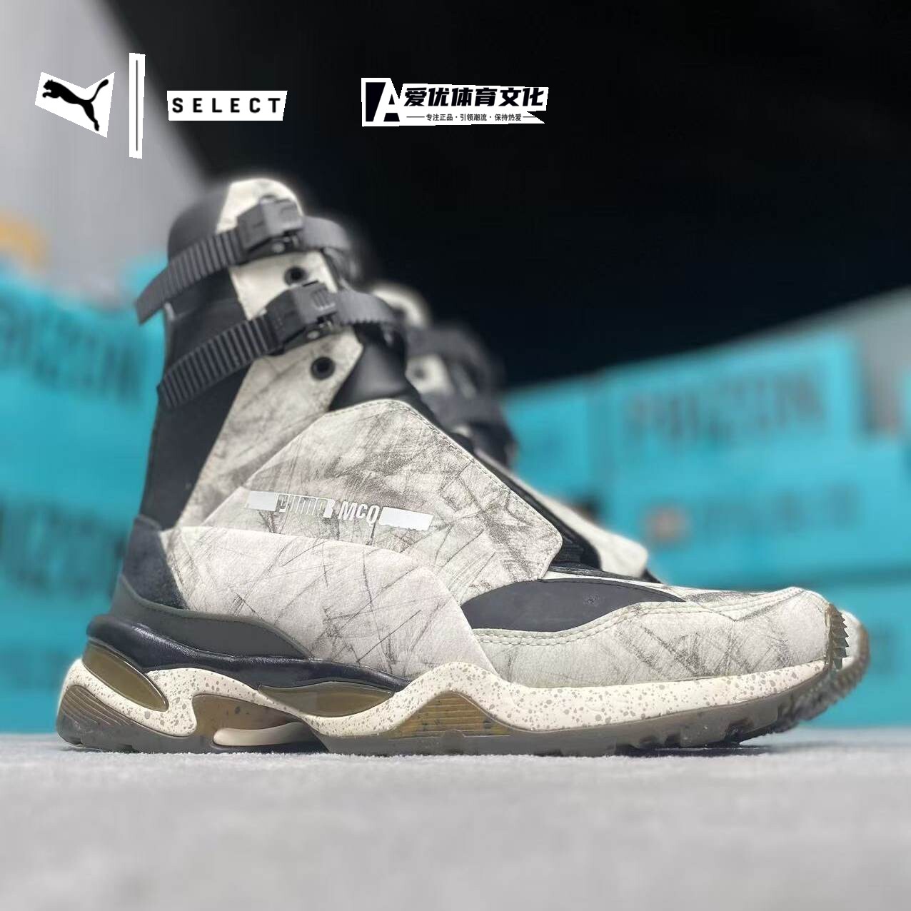 PUMA OG BY AMQ TECH RUNNER SANDAL 彪马黑标麦昆初代联名收藏款