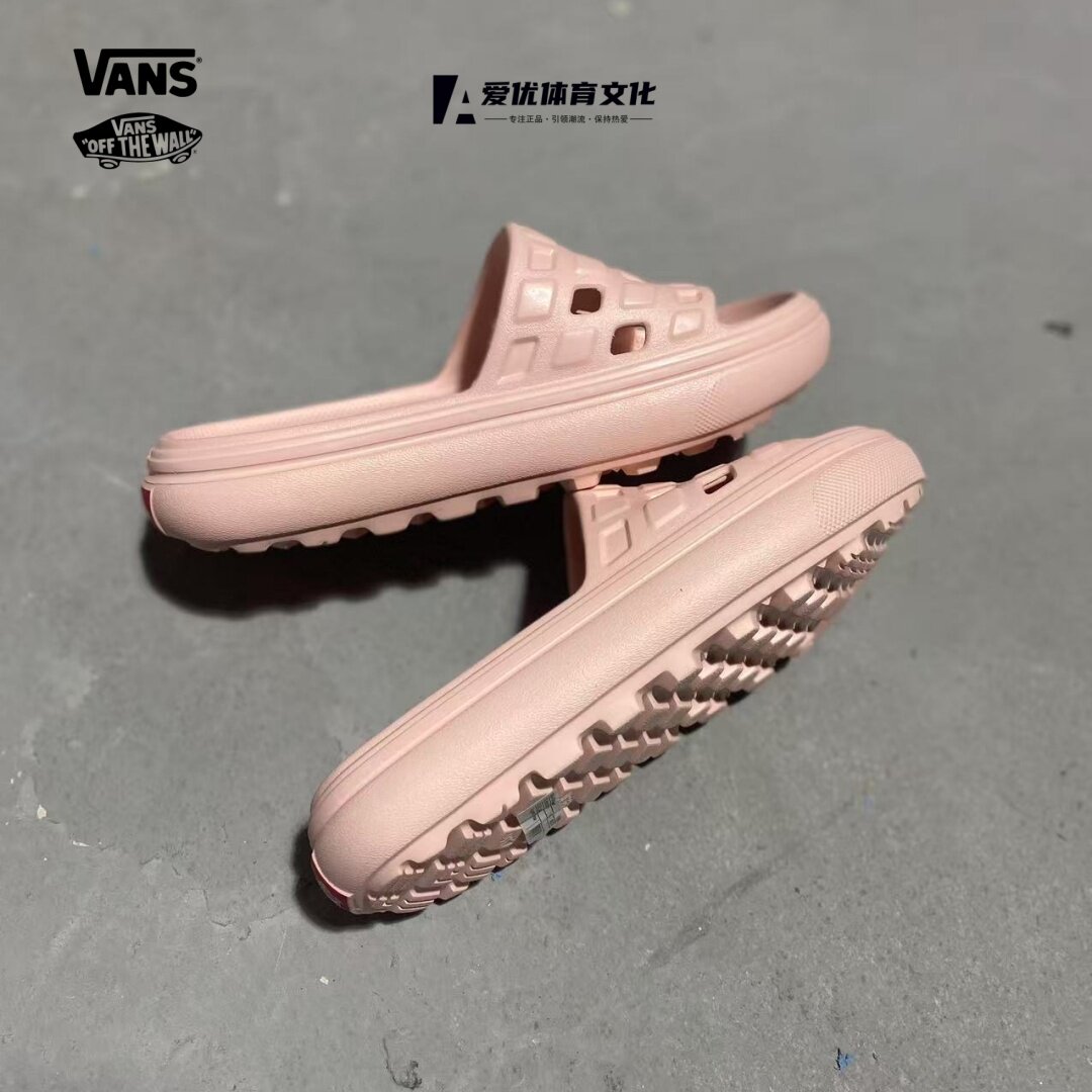 酷动城VANS正品范斯万斯男女同款夏季超轻百搭时尚运动拖鞋棋盘格