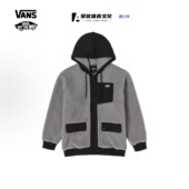 保暖男女款 Vans范斯羊羔毛绒格子印花立领拉链长袖 夹克外套冬季