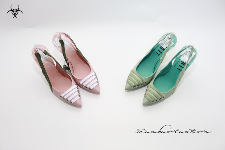 Puma F/ENTY Slingback Heel 蕾HA娜 限量黑标潮鞋高跟鞋 超美