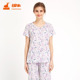 睡裤 汗布印花家居裤 单件装 女夏 VJ060 铜牛纯棉半袖 可组套装 女衫