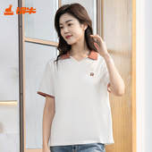 女衫 2025春夏新款 休闲女短袖 铜牛冰爽棉翻领半袖 T恤POLO衫 VS351