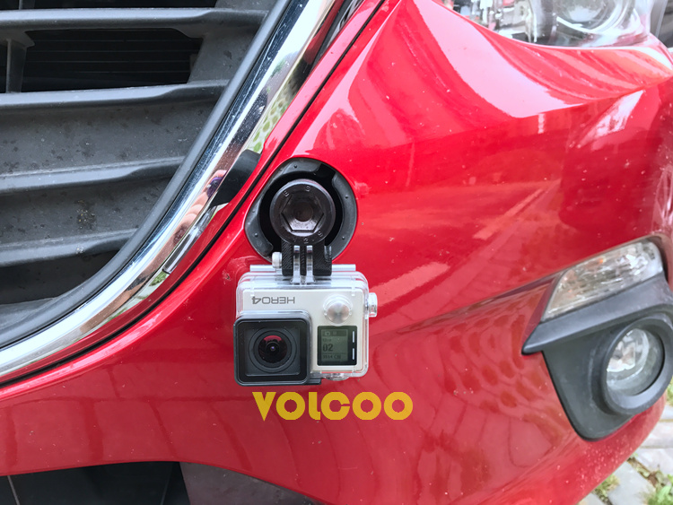 昂克赛拉改装gopro运动相机支架