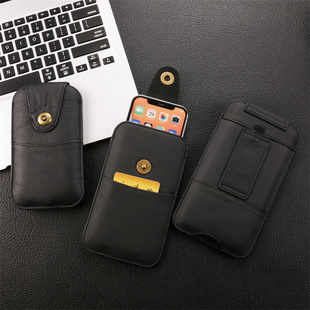 纯真牛皮华为Mate70 Mate60Pro挂腰包适用60RS穿皮带70皮夹套