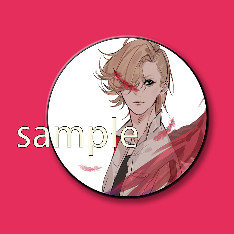 假面骑士oooankh安库双闪镭射大吧唧徽章