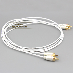 进口特氟龙/特富龙 高温镀银线信号线RCA音频信号线 特富龙过机线
