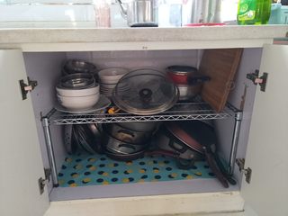 厨房微波炉置物架烤箱架橱柜分层架35高一层花架衣柜隔层架可调节