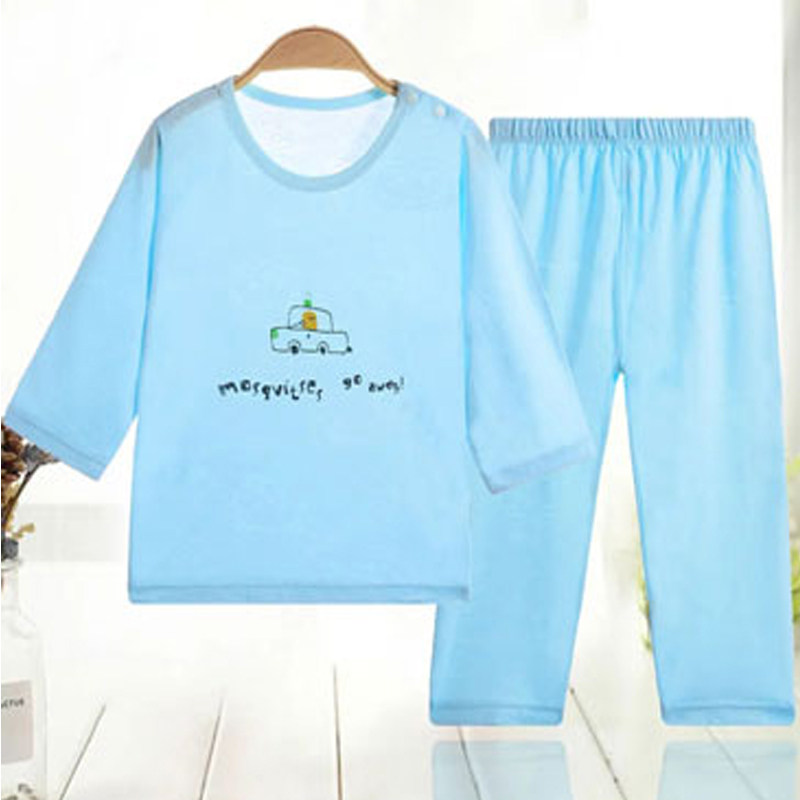 董氏婴坊新款提花棉空调服套装