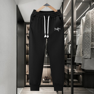 修身 鸟家运动裤 束脚情侣百搭卫裤 加绒加厚休闲裤 秋冬季 男长裤 新款