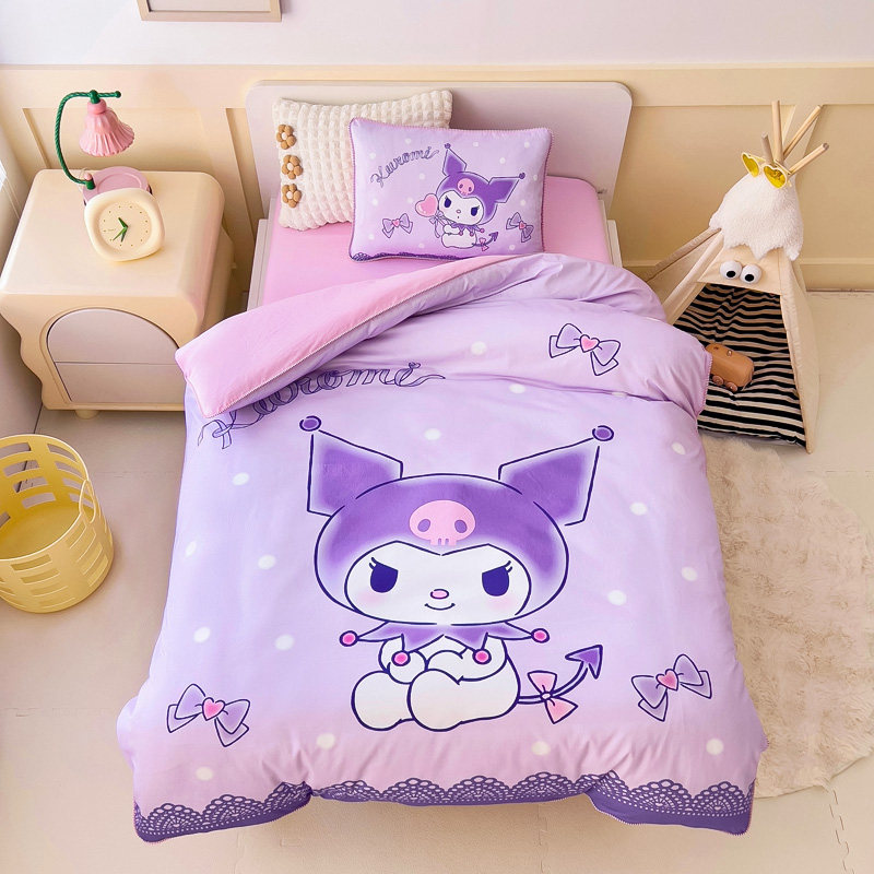 冬季幼儿园被子三件套含芯可拆卸纯全棉亲肤大耳狗库洛米甜美乐蒂,床上用品,学生床品套件,淘宝优惠券,粉丝福利购,淘宝优惠卷