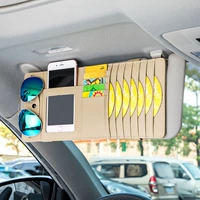 Car Sunshade панель хранения набора компакт -дисков CD Collection CD Cart Card Card Bag Shitled Shiteter Sharing Plate Satur