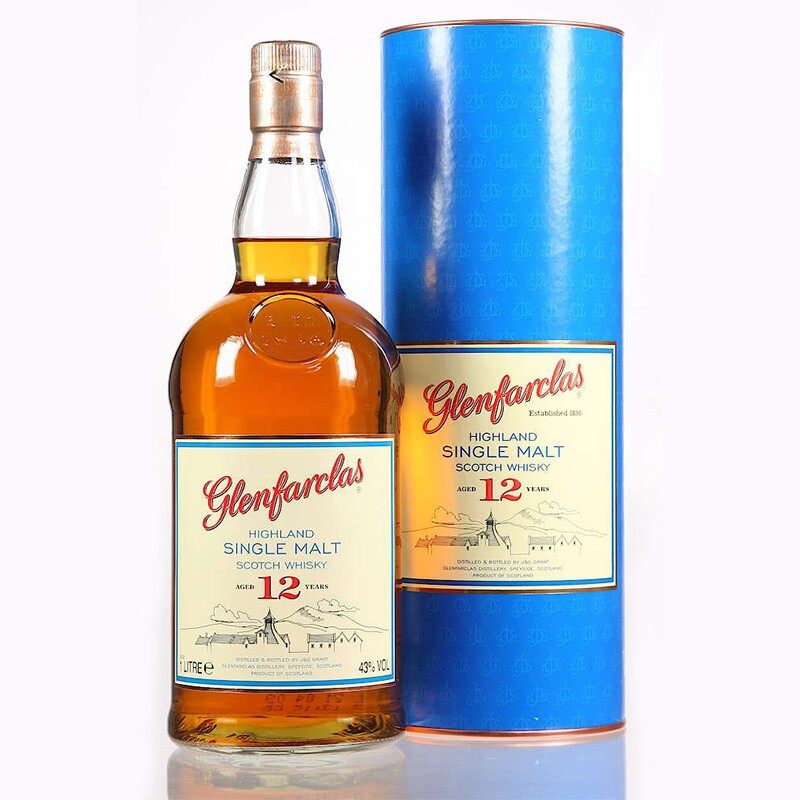 洋酒 格兰花格12年单一麦芽威士忌 glenfarclas 英国原装进口