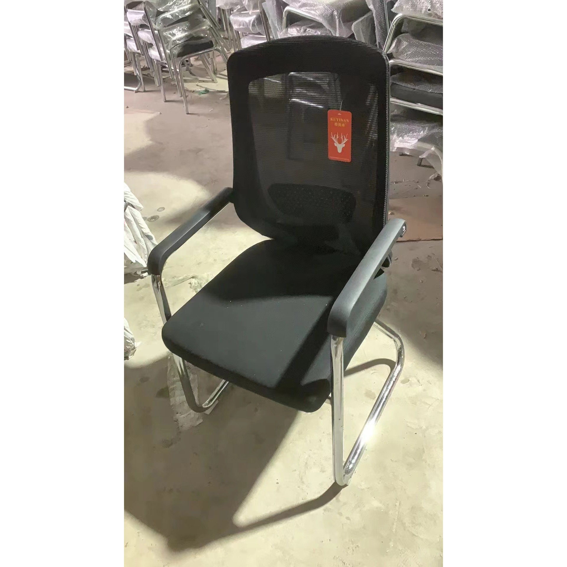 暖办 广利办公椅21-93黑色网面弓形椅会议椅职员椅接待椅洽谈椅,商业/办公家具,办公电脑椅/职员椅,淘宝优惠券,粉丝福利购,淘宝优惠卷