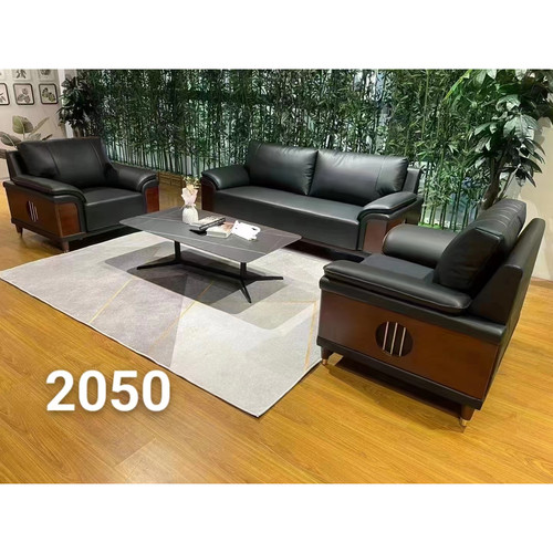 暖办 沙发组合两个单人+一个双人位 荣顺达2050一套办公沙发