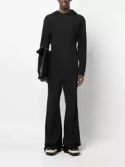24Ro Show Loose Floor-Length Pants Retro High-Waist Slim Pants Tall Extra-Long Men's Pants Large Bell-Bottom Pants