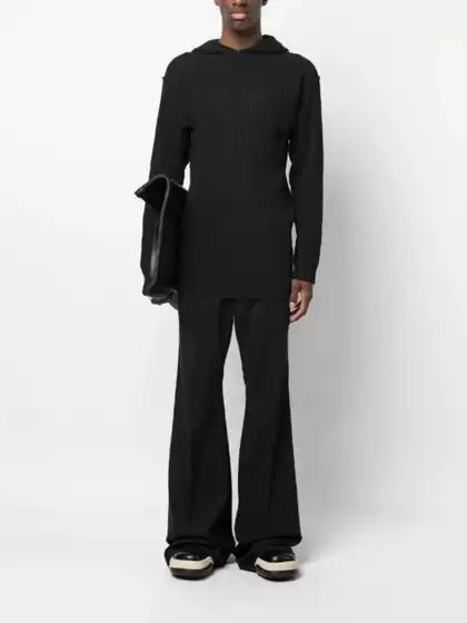 24Ro Show Loose Floor-Length Pants Retro High-Waist Slim Pants Tall Extra-Long Men's Pants Large Bell-Bottom Pants