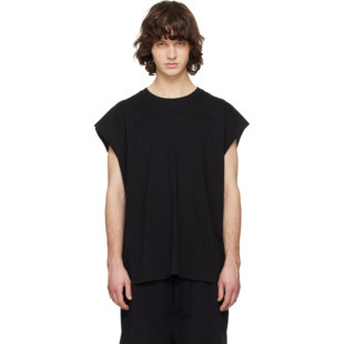 ro风格落肩宽松T恤个性撞色白线拼缝T恤