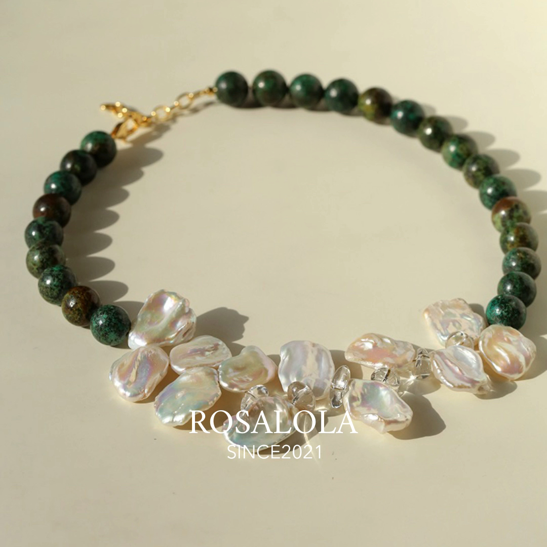 ROSALOLA 时光淬炼的浪漫/法式浪漫复古LOLA系列 项链