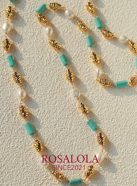 ROSALOLA 神话海岸·法式浪漫复古珍珠项链·LOLA系列 010907