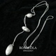 ROSALOLA 序光·极简风拉丝工艺多种戴法项链·LOLA系列 020202