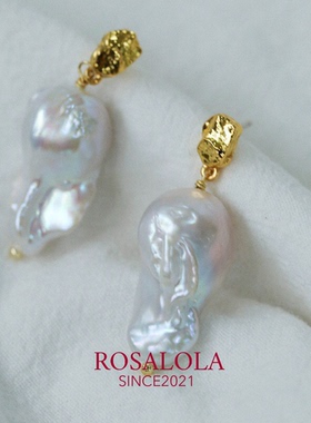 ROSALOLA 浮光巴洛克·复古巴洛克珍珠耳环·LOLA 系列 010405