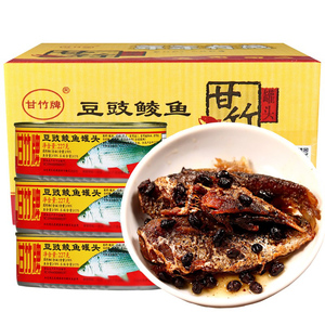 227gx12整箱日期新豆豉鲮鱼罐头