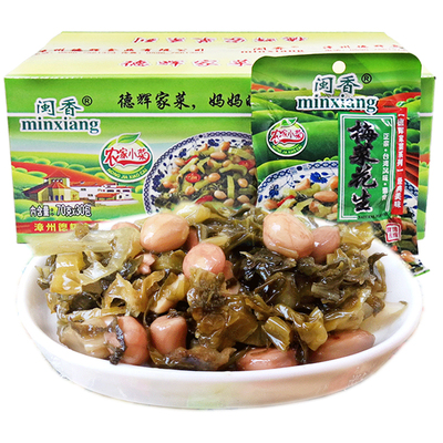 福建闽香梅菜花生整箱酱菜咸菜开胃开味笋丝泡菜腌菜酸菜下饭榨菜