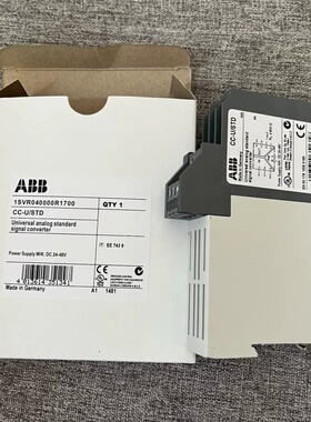 ABB 原装CC-U/STD 模拟信号转换器 1S040议价
