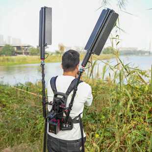 多功能单兵拍摄补光灯架图传背包架聚合推流器背包t20t80背包背架