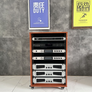8U/13U/17U功放机柜家用KTV音响设备柜简易机箱调音台架子航空箱