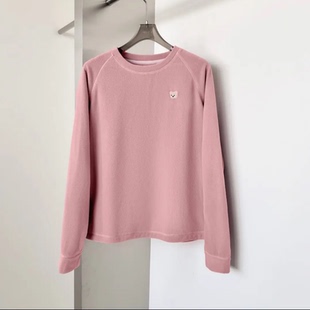 舒适圆领西高地小狗刺绣套头女时尚长袖卫衣 A8032