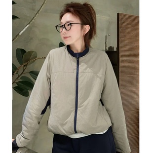 户外运动休闲双面穿拼色棉服外套女 春季 WT5798 小雨姐在这里