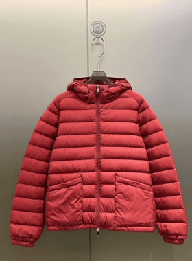 冬季保暖休闲高领双拉链斜口袋连帽排骨羽绒服女 Y2420