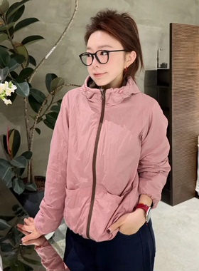 “小暖炉”双面穿户外加绒春季连帽拉链外套女WT6739