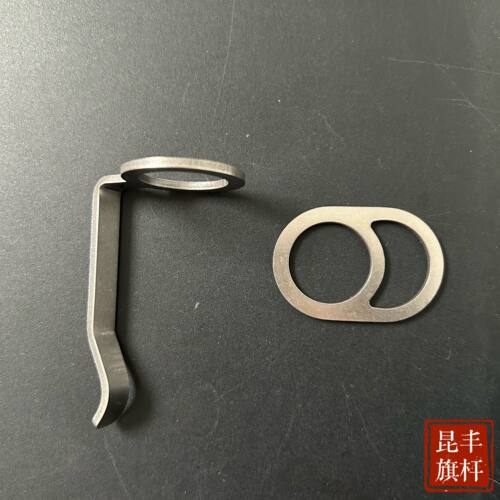 旗杆帽7字片8字片螺丝堵件子母扣